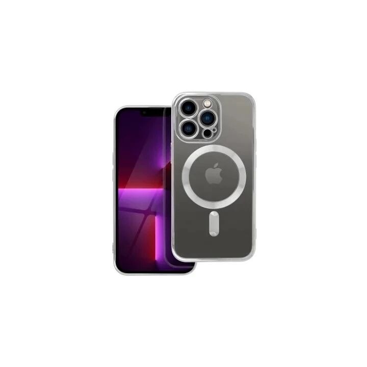 Coque CRYSTAL EDGE MAG iPhone 13 Pro argent