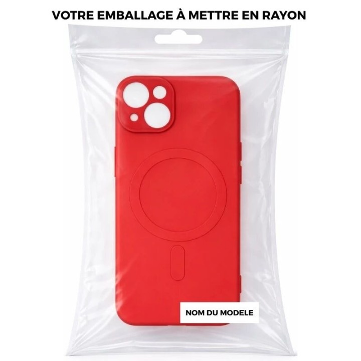Coque PURE COLOR MAG Samsung Galaxy A16 5G (A166) - A16 4G (A165) rouge