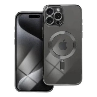 Coque CRYSTAL EDGE MAG iPhone 15 Pro Max noir