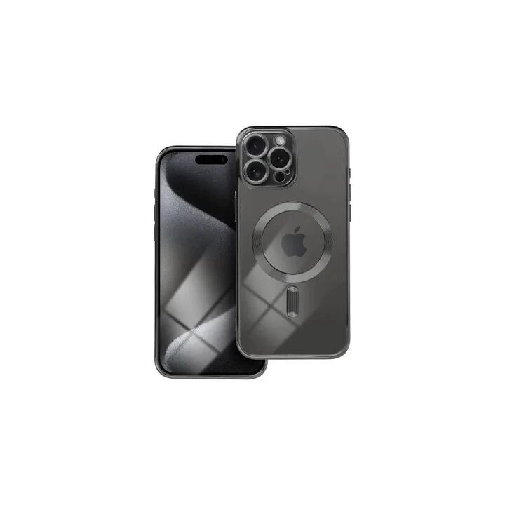 Coque CRYSTAL EDGE MAG iPhone 15 Pro Max noir