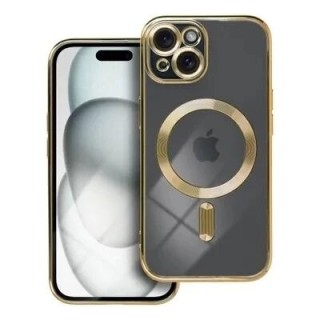 Coque CRYSTAL EDGE MAG iPhone 15 or