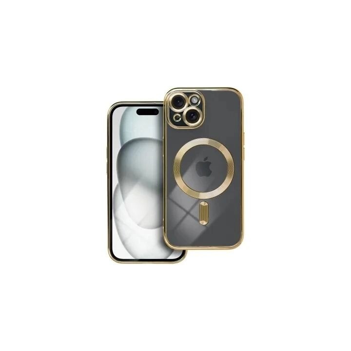 Coque CRYSTAL EDGE MAG iPhone 15 or