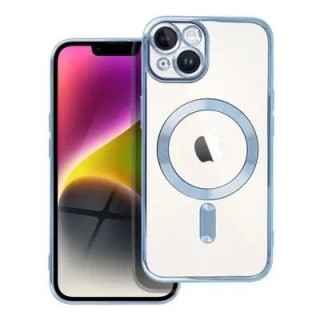 Coque CRYSTAL EDGE MAG iPhone 14 - iPhone 13 bleu