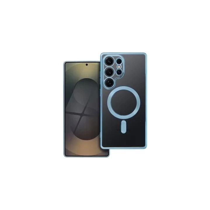 Coque CRYSTAL EDGE MAG Samsung Galaxy S25 Ultra (S938) bleu