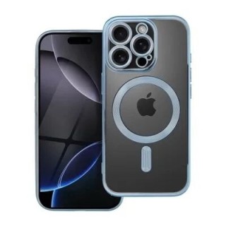 Coque CRYSTAL EDGE MAG iPhone 16 Pro bleu