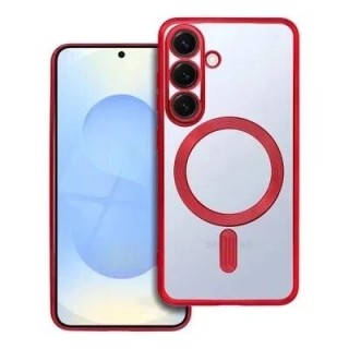Coque CRYSTAL EDGE MAG Samsung Galaxy S25 (S931) rouge