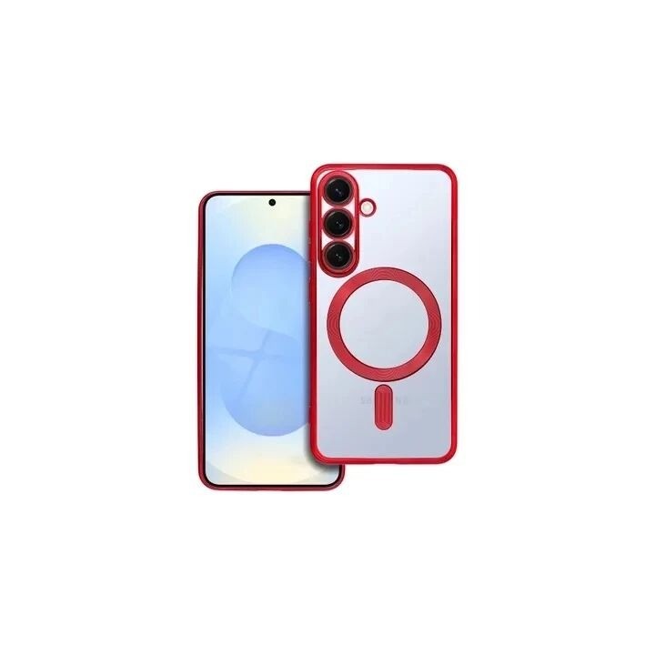 Coque CRYSTAL EDGE MAG Samsung Galaxy S25 (S931) rouge