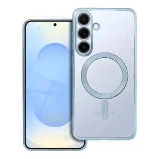 Coque CRYSTAL EDGE MAG Samsung Galaxy S25 Plus (S936) bleu