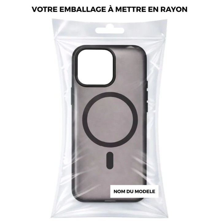 Coque HYBRID ELITE MAG iPhone 16 Pro Gris