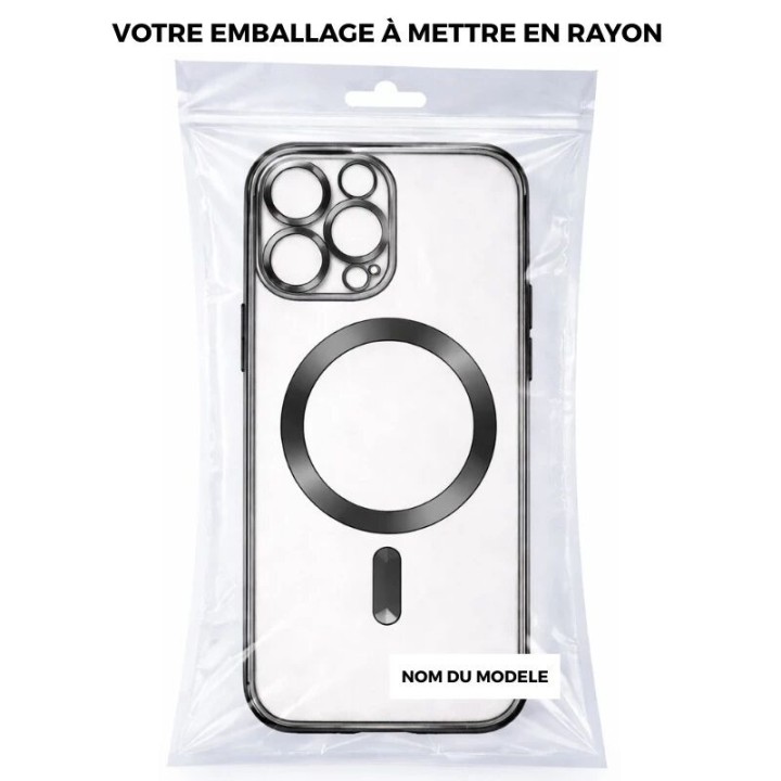 Coque CRYSTAL EDGE MAG iPhone 17 Air noir