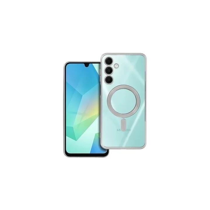 Coque CRYSTAL EDGE MAG Samsung Galaxy A16 5G (A166) - A16 4G (A165) argent