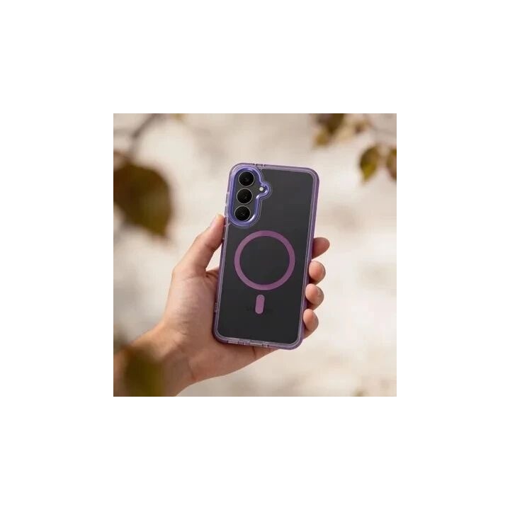 Coque HYBRID FRAME MAG Samsung Galaxy A57 5G (A576) violet