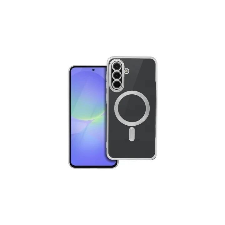 Coque CRYSTAL EDGE MAG Samsung Galaxy A36 5G (A366) - A56 5G (A566) argent