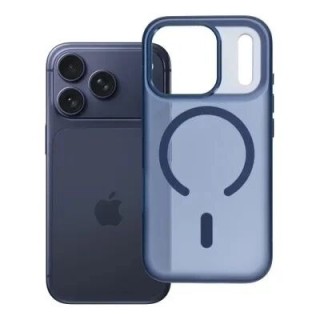 Coque HYBRID ELITE MAG iPhone 17 Pro / iPhone 18 Pro bleu marine