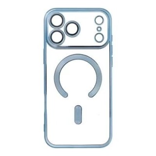 Coque CRYSTAL EDGE MAG iPhone 17 Pro Max / iPhone 18 Pro Max bleu