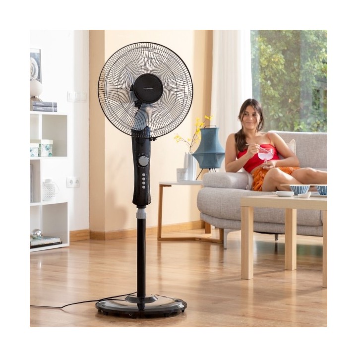 Ventilateur sur Pied InnovaGoods Breezinn Noir 45 W