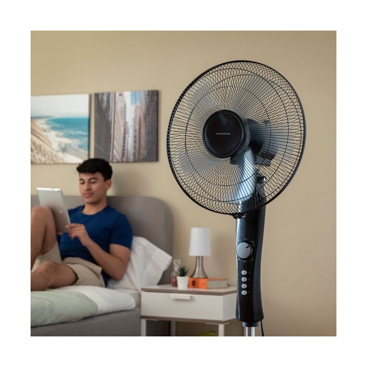 Ventilateur sur Pied InnovaGoods Breezinn Noir 45 W