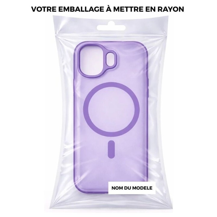 Coque HYBRID ELITE MAG iPhone 17 / iPhone 18 violet