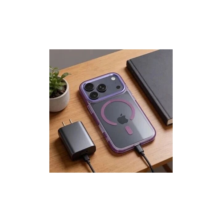 Coque HYBRID FRAME MAG iPhone 17 Pro / iPhone 18 Pro violet