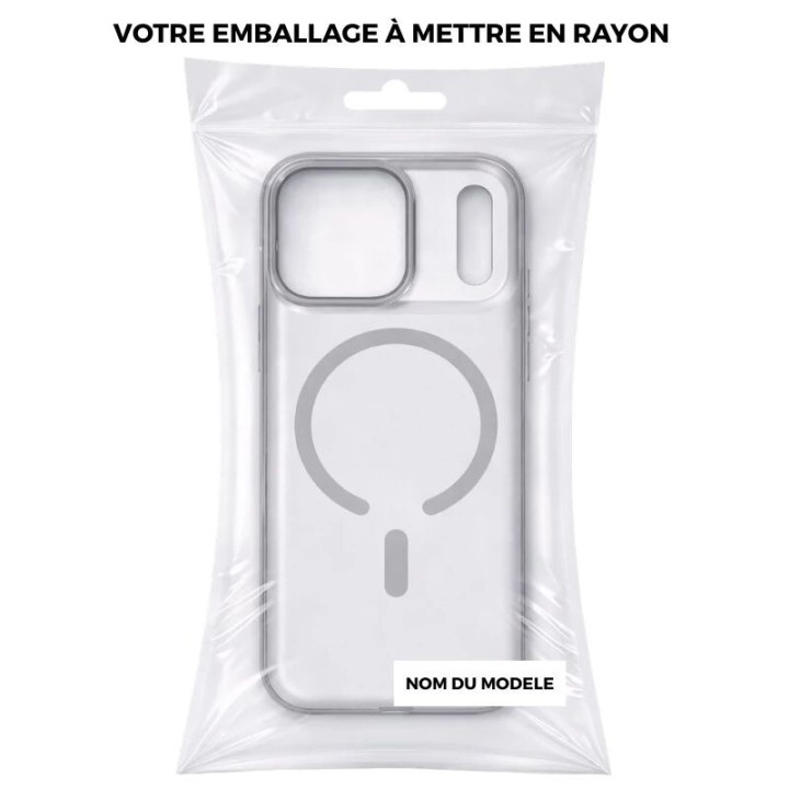 Coque HYBRID ELITE MAG iPhone 17 Pro Max / iPhone 18 Pro Max Gris