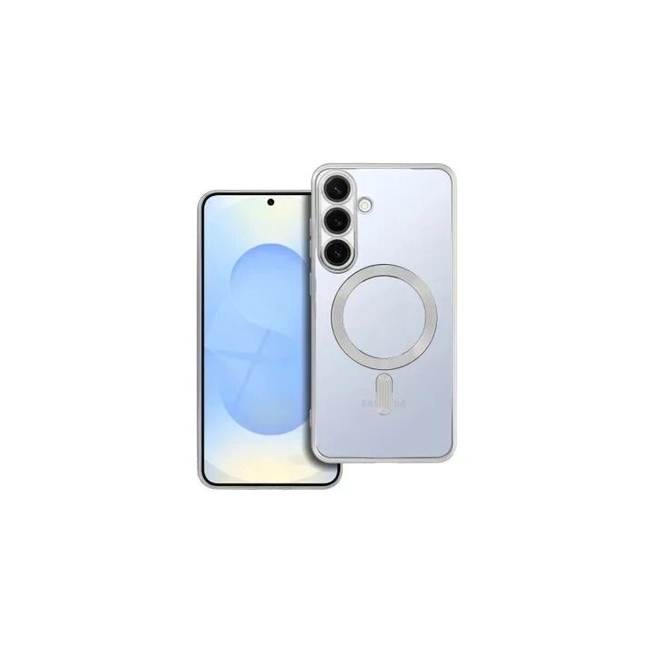 Coque CRYSTAL EDGE MAG Samsung Galaxy S25 Plus (S936) argent