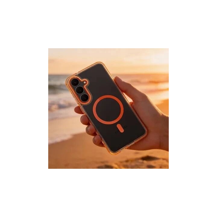 Coque HYBRID FRAME MAG Samsung Galaxy S26 Plus (S947) orange