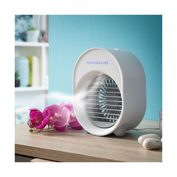 Mini climatiseur Humidificateur à Ultrasons avec LED Koolizer InnovaGoods