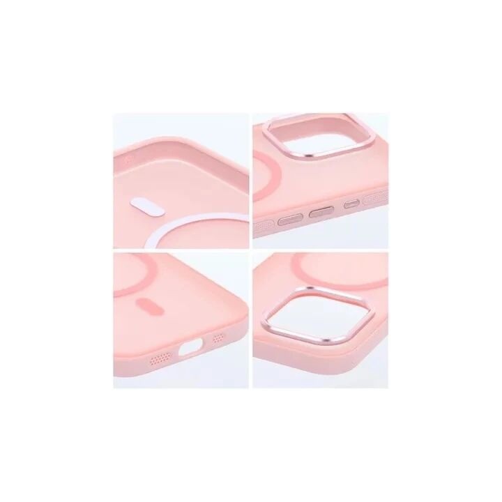 Coque HYBRID ELITE MAG iPhone 16 rose