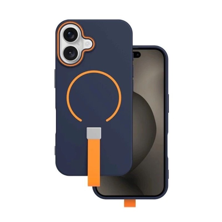 Coque LOOP STRAP MAG Samsung Galaxy A17 5G (A176) - A17 4G (A175) bleu marine