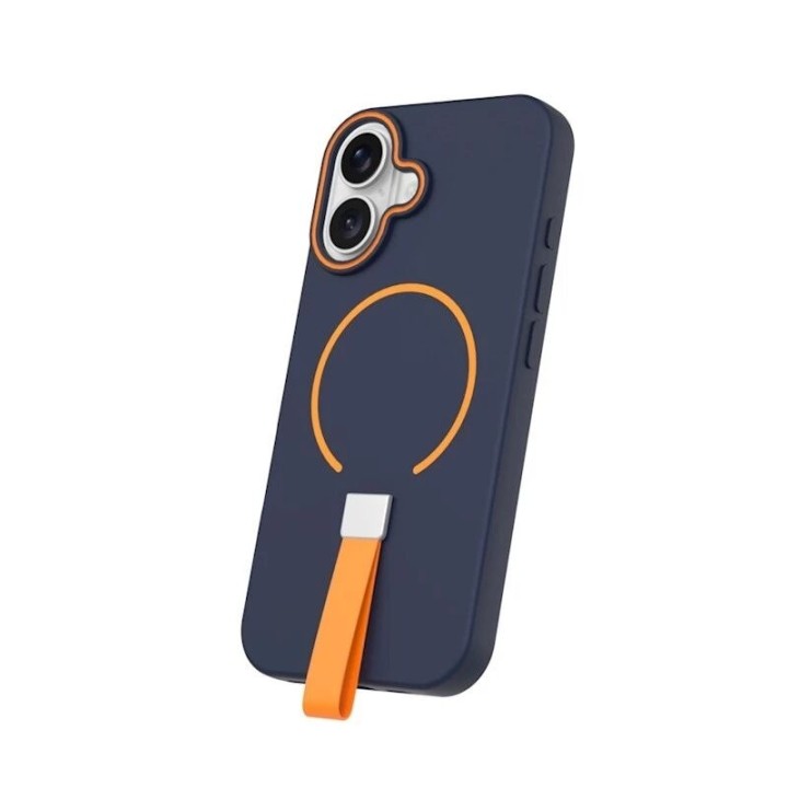Coque LOOP STRAP MAG iPhone 17 Air bleu marine
