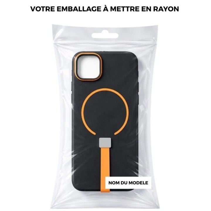 Coque LOOP STRAP MAG iPhone 17 Pro / iPhone 18 Pro noir