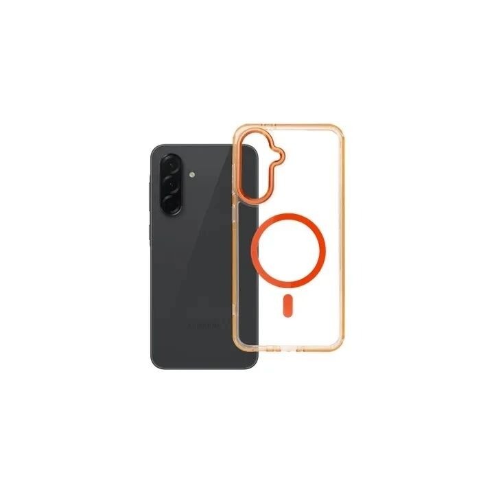 Coque HYBRID FRAME MAG Samsung Galaxy A36 5G (A366) - A56 5G (A566) orange