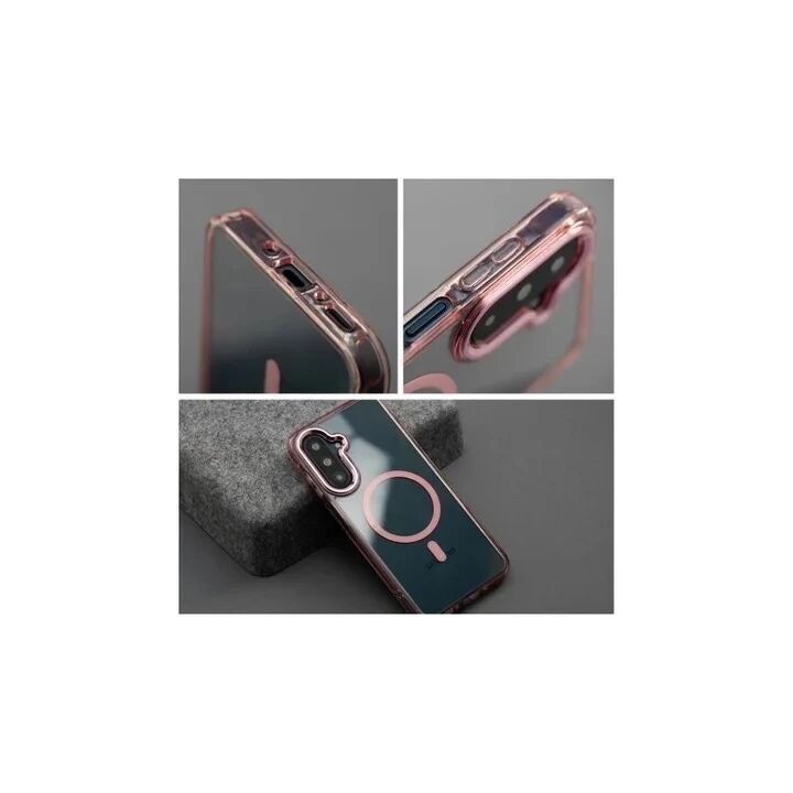 Coque HYBRID FRAME MAG Samsung Galaxy A36 5G (A366) - A56 5G (A566) rose