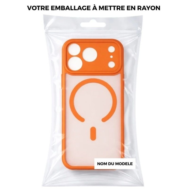 Coque MATTE Pro MAG iPhone 17 Pro Max / iPhone 18 Pro Max orange