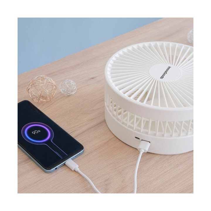 Ventilateur Rechargeable Pliable 3 en 1 Fandle InnovaGoods Ø7,7'' 7200 mAh