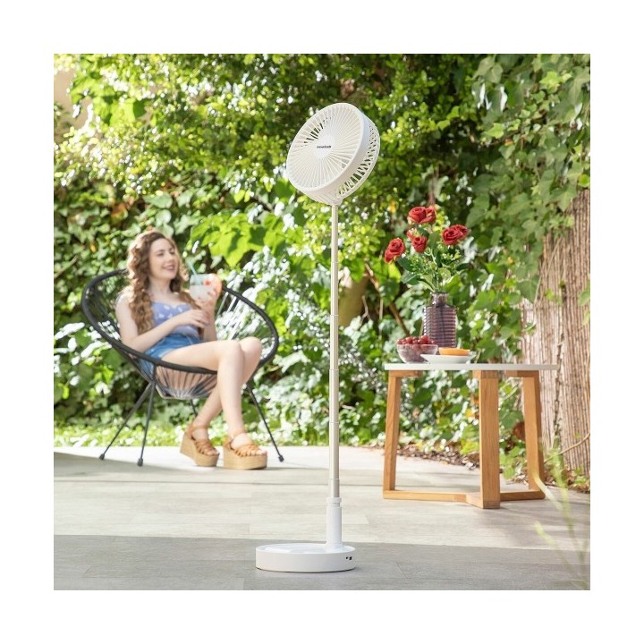 Ventilateur Rechargeable Pliable 3 en 1 Fandle InnovaGoods Ø7,7'' 7200 mAh