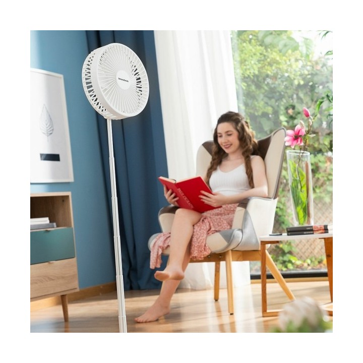 Ventilateur Rechargeable Pliable 3 en 1 Fandle InnovaGoods Ø7,7'' 7200 mAh