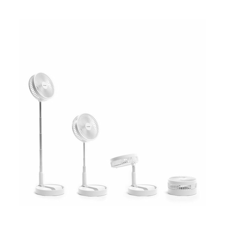 Ventilateur Rechargeable Pliable 3 en 1 Fandle InnovaGoods Ø7,7'' 7200 mAh