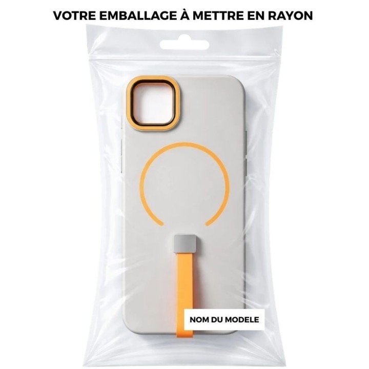 Coque LOOP STRAP MAG iPhone 17 / iPhone 18 Gris