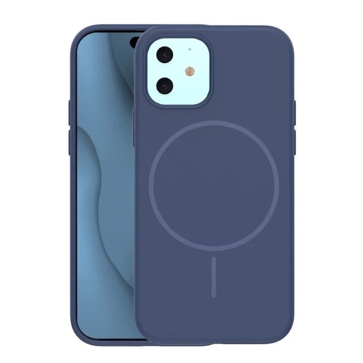 Coque THIN TOUCH MAG iPhone 12 - iPhone 12 Pro bleu marine
