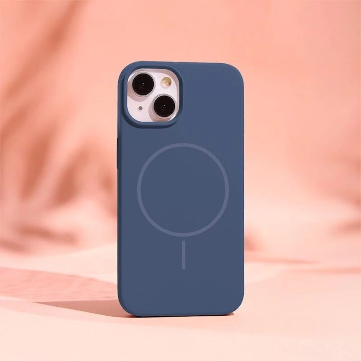 Coque THIN TOUCH MAG iPhone 16 Pro bleu marine