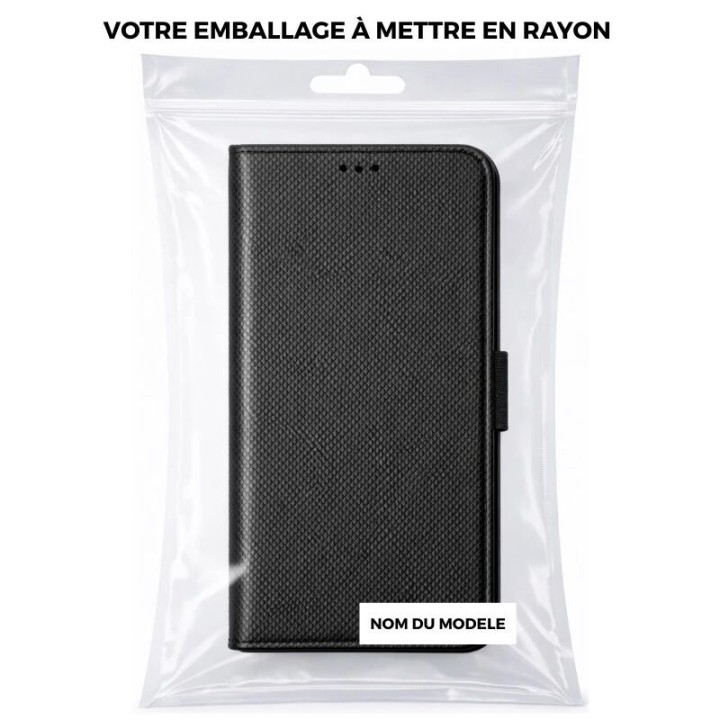 Coque WALLET FOLIO Honor 200 Pro noir