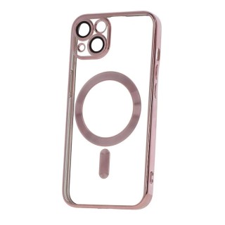 Coque CHROME EDGE MAG iPhone 17 Pro Max / iPhone 18 Pro Max rose-or