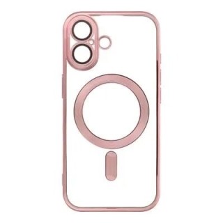 Coque CRYSTAL EDGE MAG iPhone 17 / iPhone 18 rose-or