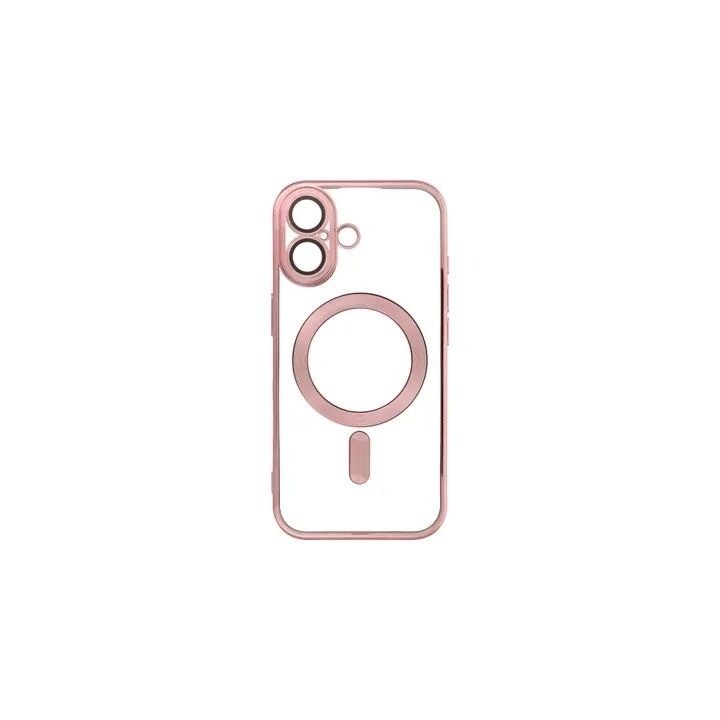 Coque CRYSTAL EDGE MAG iPhone 17 / iPhone 18 rose-or