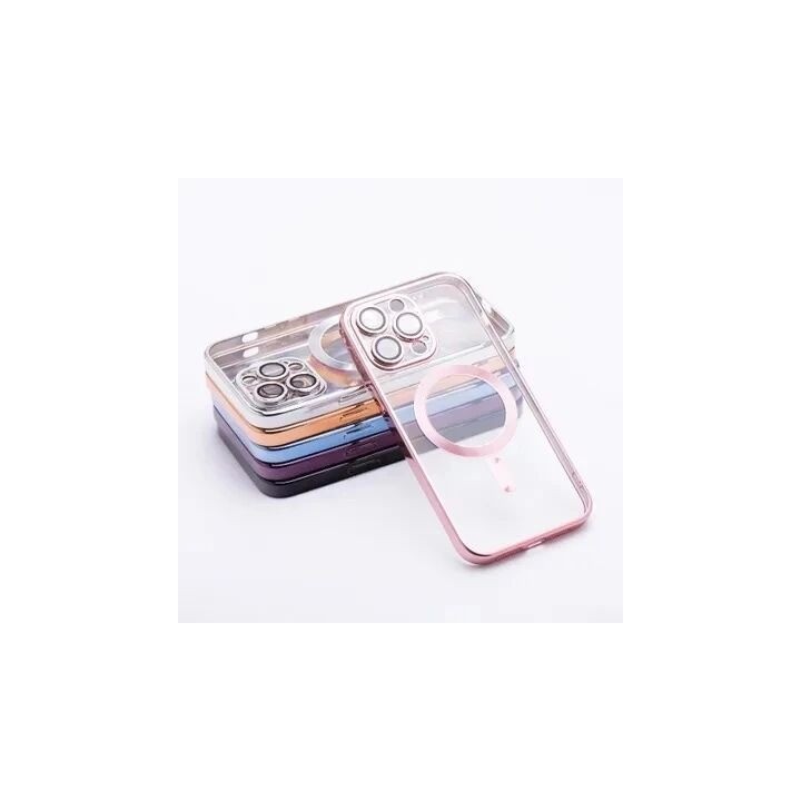 Coque CRYSTAL EDGE MAG iPhone 17 Pro Max / iPhone 18 Pro Max rose-or