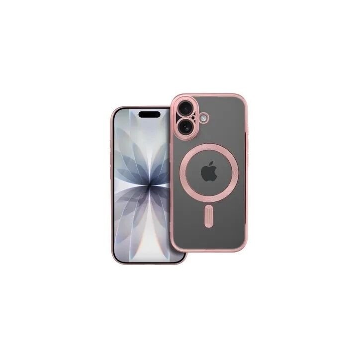 Coque CRYSTAL EDGE MAG iPhone 17 / iPhone 18 rose-or