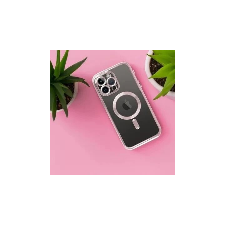 Coque CRYSTAL EDGE MAG iPhone 16 Plus rose-or