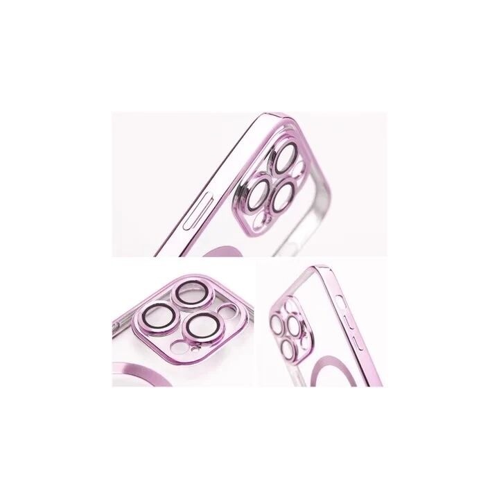 Coque CRYSTAL EDGE MAG Samsung Galaxy A17 5G (A176) - A17 4G (A175) rose-or