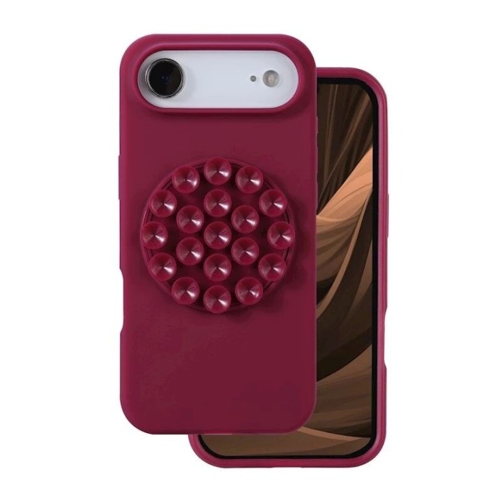 Coque STICK GRIP iPhone 17 Air bordeaux